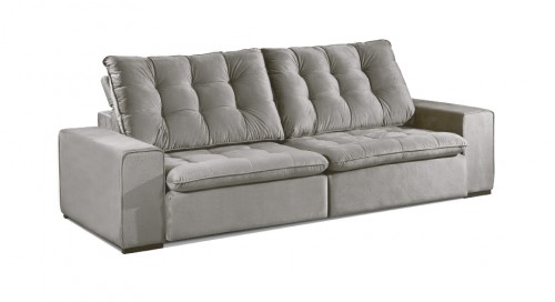 Estofado BE-20 Assento: Molas Bonnel, Percintas e pillow top com espuma hipersoft Encosto: fibra siliconada e com 5 estágios Cores e demais detalhes podem ser selecionados pelo cliente Dimensões: Altura: 1,18m Profundidade: Fechado 1,18m - Aberto 1,80m Largura: 1,80m – 2,00m – 2,30m – 2,50m – 2,70m – 2,90m – 3,20m – 3,50m Possibilidade de fazer em outras medidas.