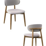 CADEIRA ESTRUTURA: -Estrutura em madeira maciça de eucalipto e encosto em MDF ergonômico estofado com espuma de boa densidade e revestida com tecido. MEDIDAS: -Cadeira(L) 55 (A) 79 (P) 59 MADEIRAS: Natural Washed, Freijó, Avelã, Cacau, Ébano, Metalizado Champagne TECIDOS: Cores e demais detalhes pode ser selecionados pelo cliente.